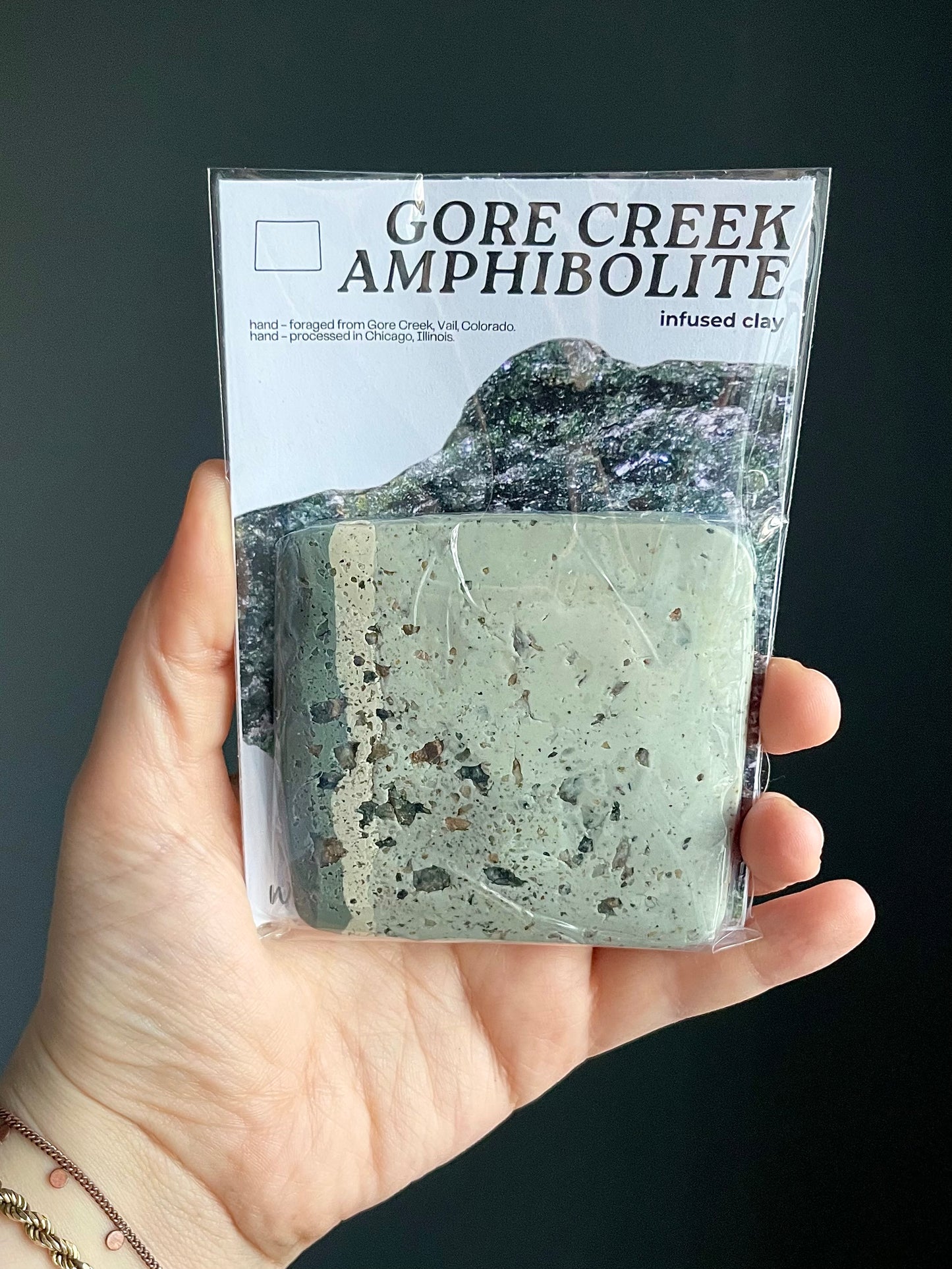 gore creek amphibolite infused clay