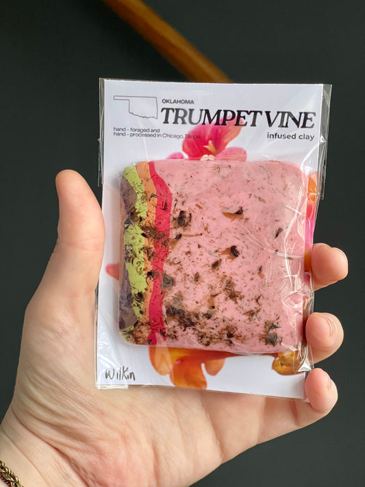 trumpet vine infused clay